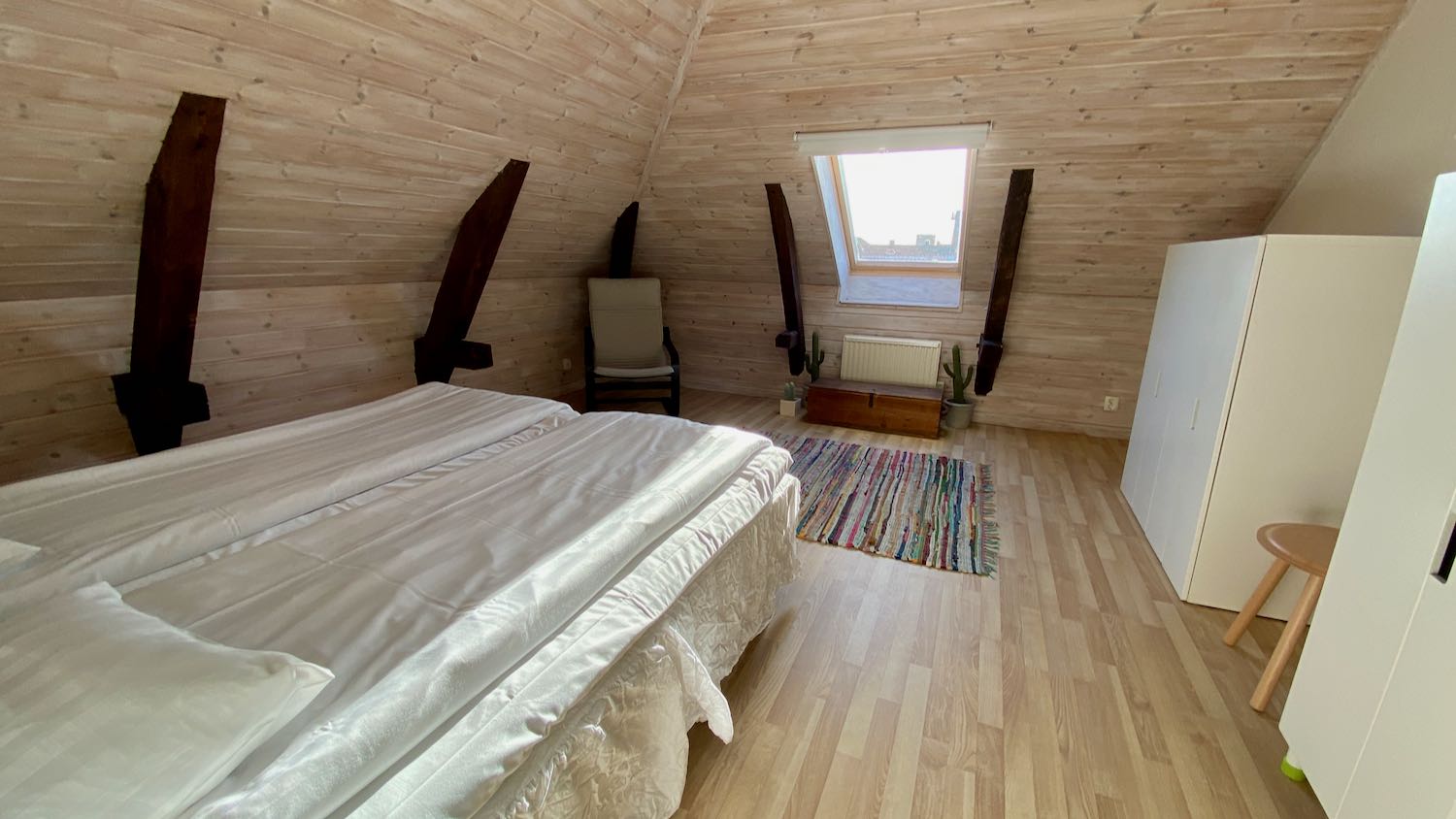 Hotell-lägenhet, vindsvåning vid Adelsgatan, mingelgård för möten