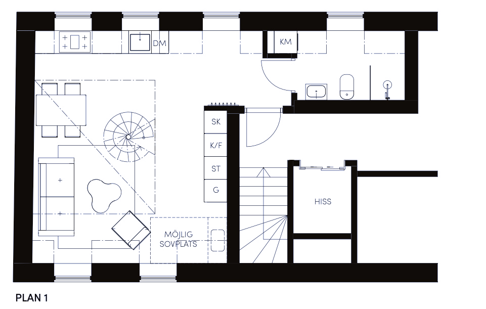 Boka 2026 - Lyxig 1,5a på två etage.