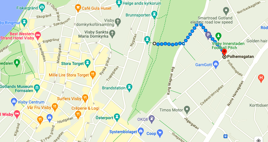 Boka 2026 - Central, fräsch 2:a på Polhemsgatan, bara 450 meter från rigmuren.