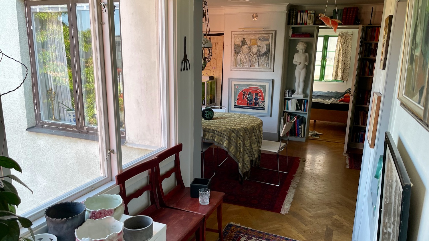 Våning på Adelsgatan på 120 m2 med tillgång till trädgård
