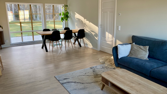 Nybyggd villa 140 kvm med 4 sovrum, 2 badrum och stor tomt i Västerhejde