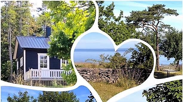 Semesteridyll vid havet ca 4 km söder om Visby stad. 15 bäddar i 7 sovrum.
