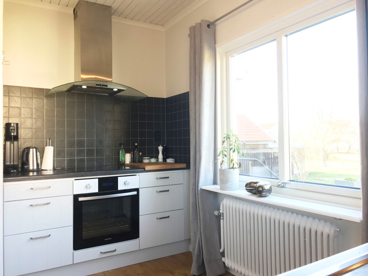 Fint  hus med trädgård för 6 personer bara 1 km från Söderport