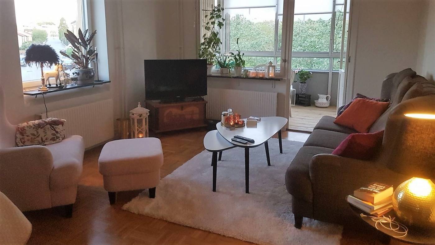 Lägenhet nära Söderport med 3 rum och kök