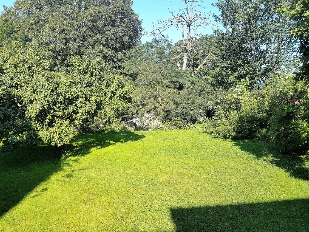 Boka 2024 - Stor mingelträdgård med Lägenhet på Skeppargatan