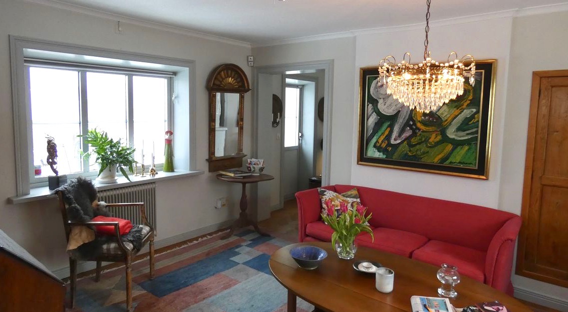 Hus på klippkanten med 180' utsikt över hela Visby innerstad