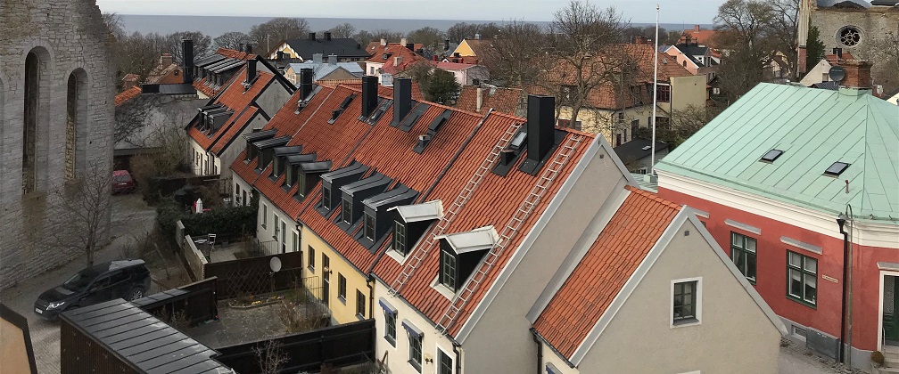 Boka 2019 - Mindre lägenhet med fantastisk utsikt i Visby innerstad, ett stenkast från Almedalen