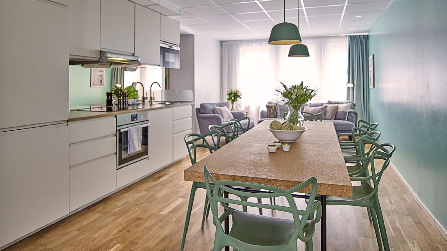 Hotell-lägenheter ovanpå Visby Galleria - 3 olika att välja på