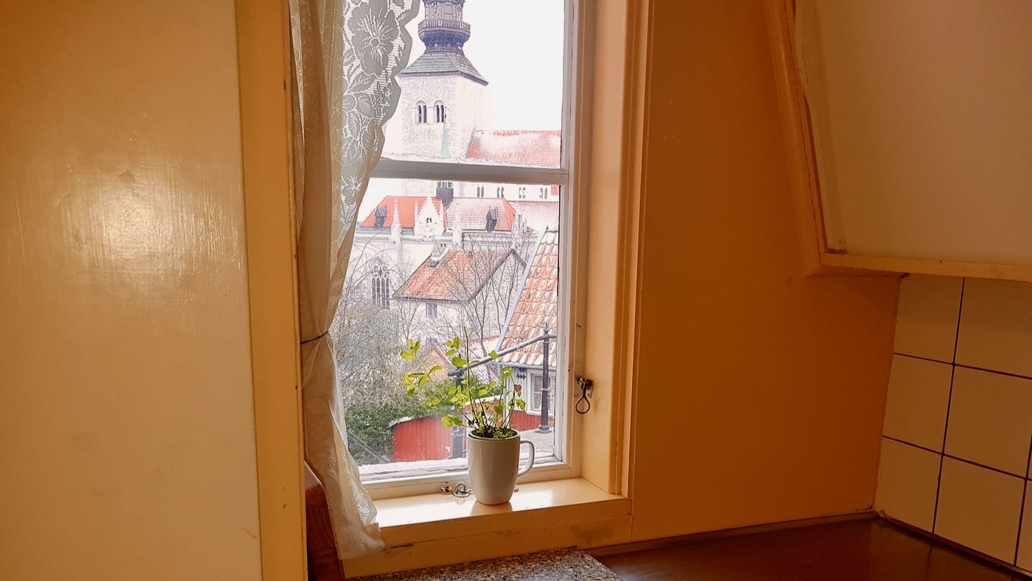 Boka 2023 - Mysigt hus på klinten i Visby innerstad med innergård för mingel