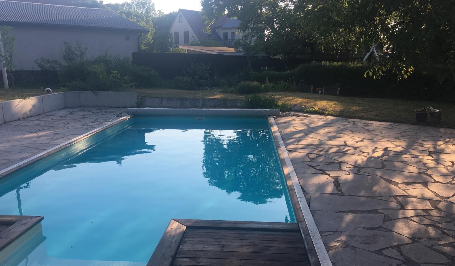 Boka 2019 - Villa med pool - 200 m från norderport