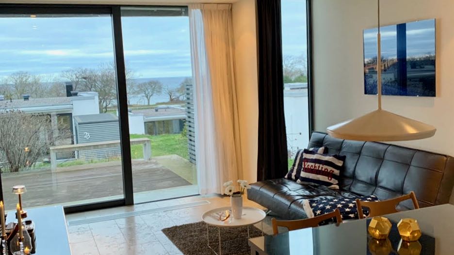 Bungalow, 3 rok, på lyxresorten Novi - Vackert boende vid havet, längs strandpromenaden i Visby