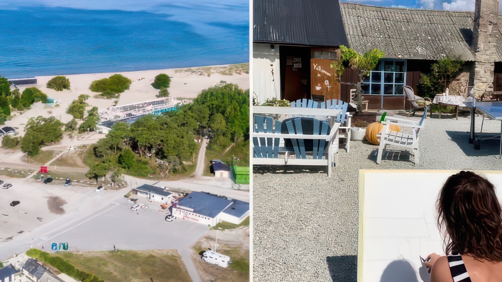 Boka 2026 - Semesterparadis, gård med 3 byggnader, vid Tofta strand. 16 bäddar.