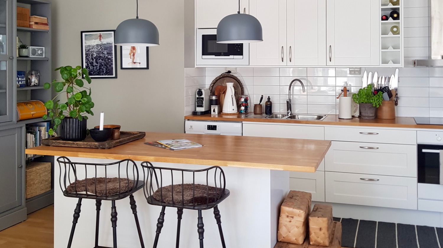 150 meter från Almedalen. Fräsch lägenhet för 5 personer.